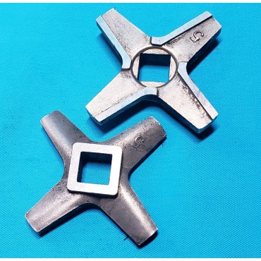 Ніж м`ясорубки Zelmer, Bosch 86.1007 9*9/46/h=10 5 1-но сторонній аналог Польща Ніж м`ясорубки Zelmer, Bosch 86.1007 9*9/46/h=10 5 1-но сторонній аналог Польща