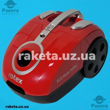 Пилосос Rotex RVB18-E EcoRed 700 Вт, Eco Motor, мішок 2 л, індикатор заповнення, щітка універсальна, 2 насадки