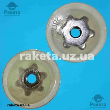 Муфта ножа комбайна Bosch - 184562 d33*24,5*5 L16 6 шліців