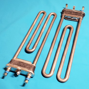 Тен для пральної машини L=240 мм Candy 2050 Вт борт, без отвору, thermowatt Італія 91201638