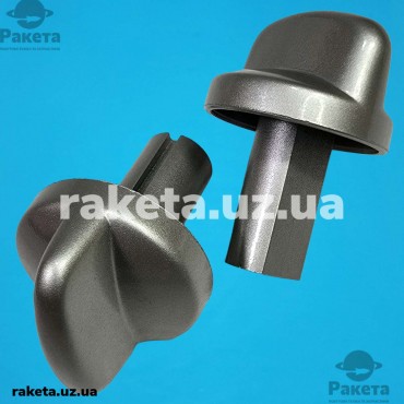 Ручка для плити Ardo art.326158500 d=6х8/38 мм h=30 мм сіра довга ніжка