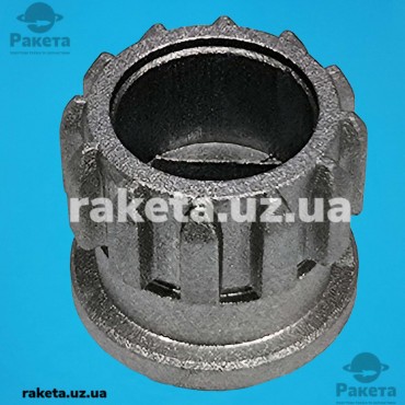 Муфта шнека м`ясорубки Bosch - 753348 d24*15*10 12 шліцов/квадрат алюміній ОРИГІНАЛ