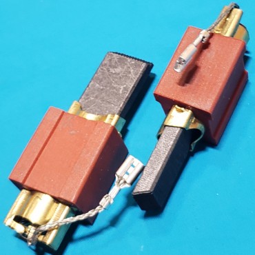 Щітки для пральної машини 5х15х29,5/27 Miele вихід посередині пружина код 4297412 оригінал Італія