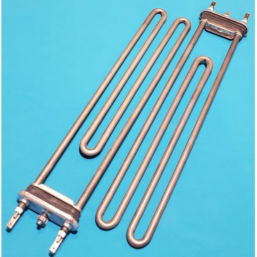 Тен для промислової пралки L=370 мм 4000W борт без дірки thermowatt Італія Тен для промислової пралки L=370 мм 4000W борт без дірки thermowatt Італія