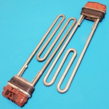 Тен для пральної машини L=275 мм Whirlpool 2800W 3 конт корич пласмас