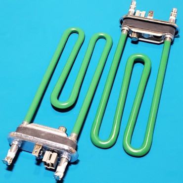 Тен для пральної машини L=175 мм Samsung 1900W з датчиком 141122 Kawai зелене покриття кераміка