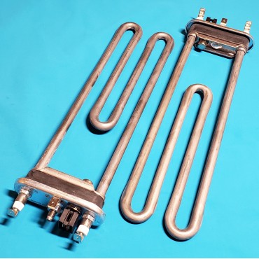 Тен для пральної машини L=240 мм 2050W з датчиком 7кОм без бурта thermowatt Італія