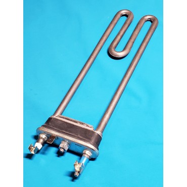 Тен для пральної машини L=240 мм Indesit/Zanussi 1750W борт без дір з запобіж 055306 Італія