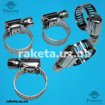 Хомут для шланга черв`ячний оцинкований Tork 8х15 (рукав 6) Хомут для шланга черв`ячний оцинкований Tork 8х15 (рукав 6)