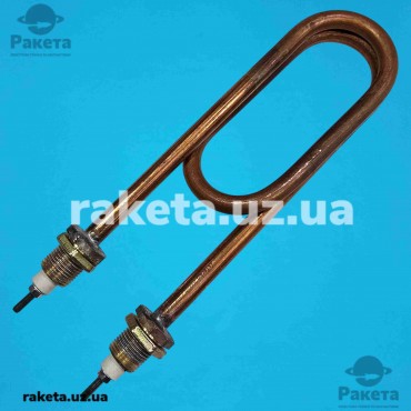Тен дистилятора 2000 Вт мідний М18х1,5 скріпка погружний 140 мм