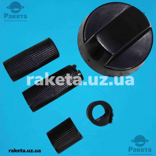 Ручка для плити універсальна + 5 перехідників чорна Ручка для плити універсальна + 5 перехідників чорна