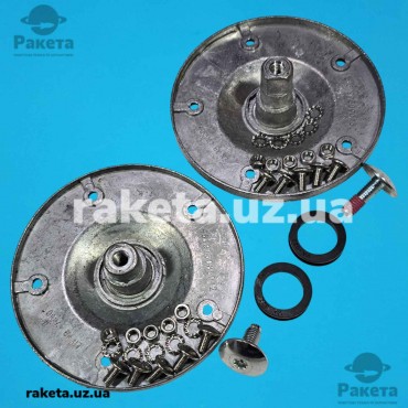 Фланець для пральної машини Whirlpool 2шт з болт і V-ring 480110100802 оригінал COD.085