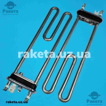 Тен для пральної машини L=255 мм Beko 1900 Вт з датчиком 2863700500 Kawai Туреччина