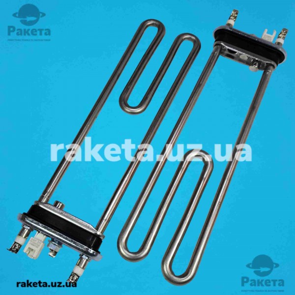 Тен для пральної машини L=255 мм Beko 1900 Вт з датчиком 2863700500 Kawai Туреччина