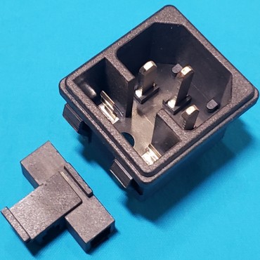 Роз`єм (штекер) мережевий під запобіжник