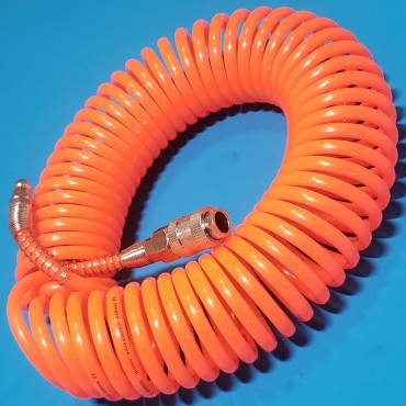 Шланг спіральний з швидкоз`ємним з`єднанням 10м Intertool Шланг спіральний з швидкоз`ємним з`єднанням 10м Intertool
