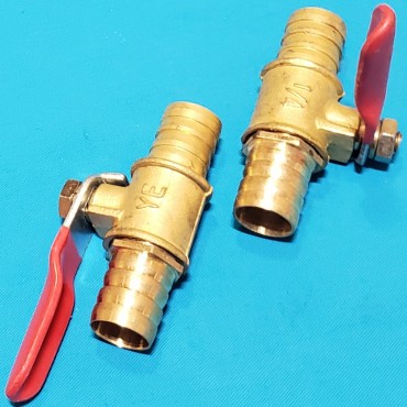 Кран компресора штуцер - штуцер 12 мм Кран компресора штуцер - штуцер 12 мм