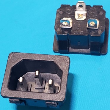 Роз`єм (штекер) мережевий 3 контакти