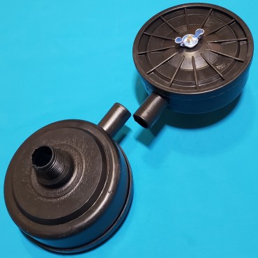 Фільтр повітряний компресора 1/2 (різьблення 20 мм) d95 мм пластик