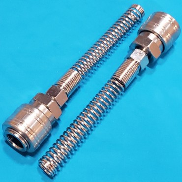 Швидкознімна муфта Yato з пружиною до шлангу d5х8 мм 2 шт.