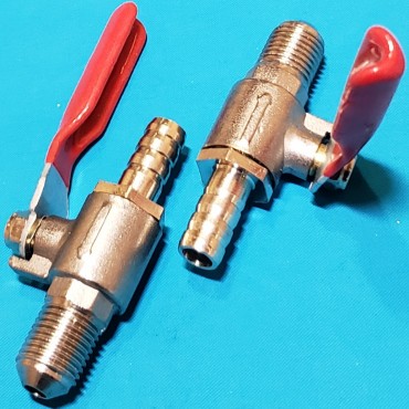 Кран компресора 1/4 хром Кран компресора 1/4 хром