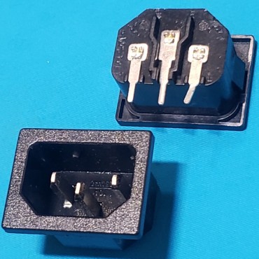 Роз`єм (штекер) мережевий 3 контакти