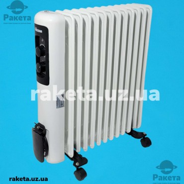 Масляний радіатор TRISTAR KA-5073BS 800/1200/2500W 13 ребер, термостат, регулювання степені нагріву