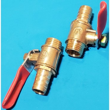 Кран компресора 1/4 мама - штуцер 11 мм