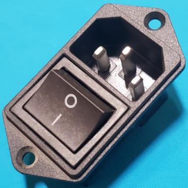 Роз`єм (штекер) мережевий з тумблером