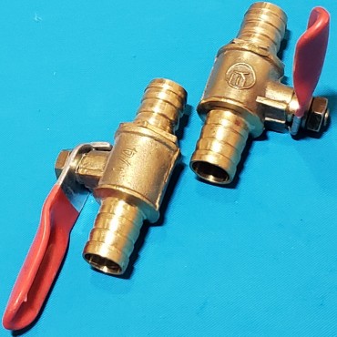 Кран компресора штуцер-штуцер 10 мм Кран компресора штуцер-штуцер 10 мм