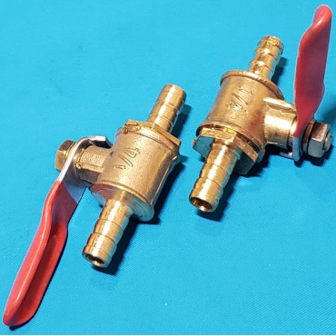 Кран компресора штуцер-штуцер 6 мм Кран компресора штуцер-штуцер 6 мм