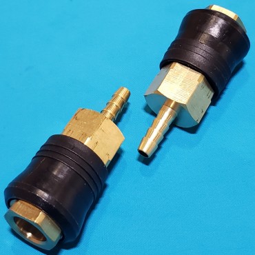 Швидкоз`ємне з`єднання на шланг 6 мм, латунь Intertool PT-1811