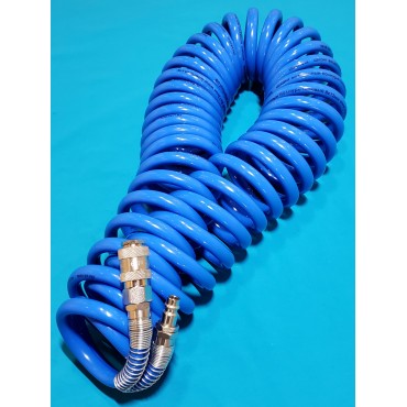 Шланг спіральний поліурет 8*12 мм, 10м Intertool Шланг спіральний поліурет 8*12 мм, 10м Intertool