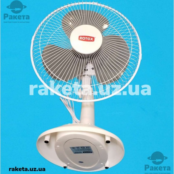 Вентилятор настільний Rotex RAT02-E 30W 3 швидкості діам 30 см