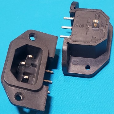 Роз`єм (штекер) мережевий 3 контакти