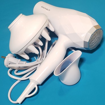 Фен для сушіння волосся GRUNHELM GHD-576 2200 Вт 2 швидкості 3 режими тепла диффузор