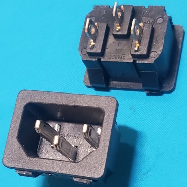 Роз`єм (штекер) мережевий 3 контакти