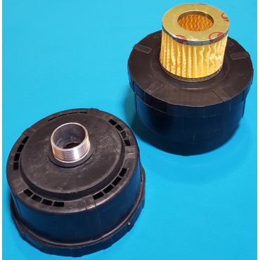 Фільтр компрессора пластик 1/2 (різьблення 32 мм) d120*130