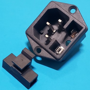 Роз`єм (штекер) мережевий під запобіжник