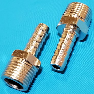 Перехідник із зовнішнім різьбленням 1/2 на шланг 10 мм Перехідник із зовнішнім різьбленням 1/2 на шланг 10 мм