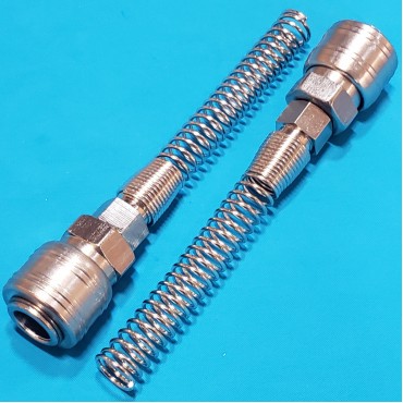 Швидкознімна муфта Yato з пружиною до шлангу d5х8 мм 2 шт.